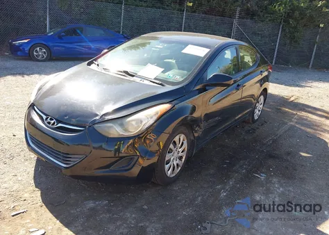 2013 Hyundai Elantra Gls z USA, uszkodzony, nr VIN 5NPDH4AE4DH228880
